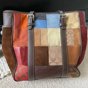 Coach Patchwork Tote Style Handbag